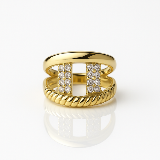 Dual Glam Radiance Ring