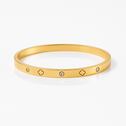 Cartier Inspired Clover Bracelet