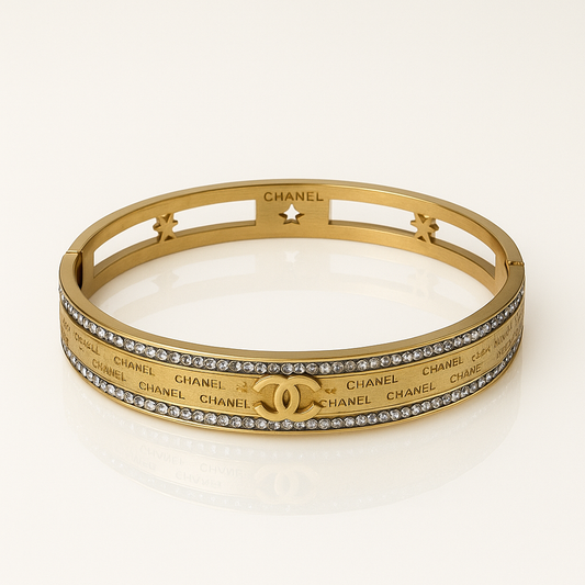 Chanel Inspired Studded Bracelet