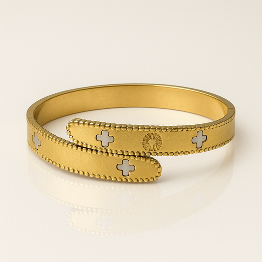 Clover Layered Bangle Bracalet