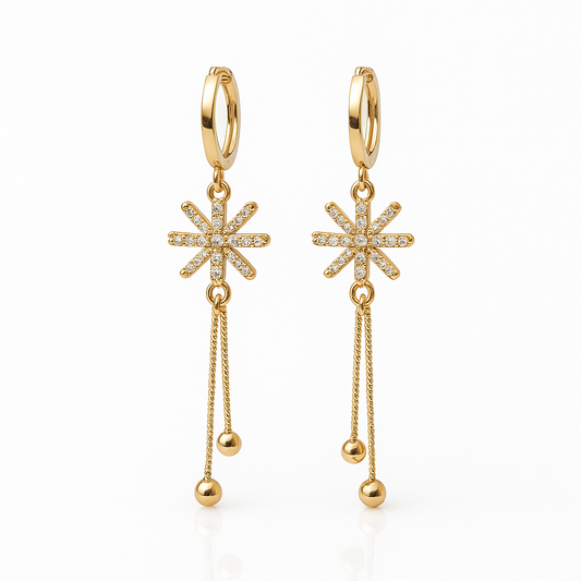 Elegant Gold dangle earrings