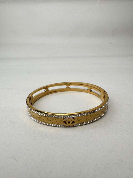 Chanel Inspired Studded Bracelet