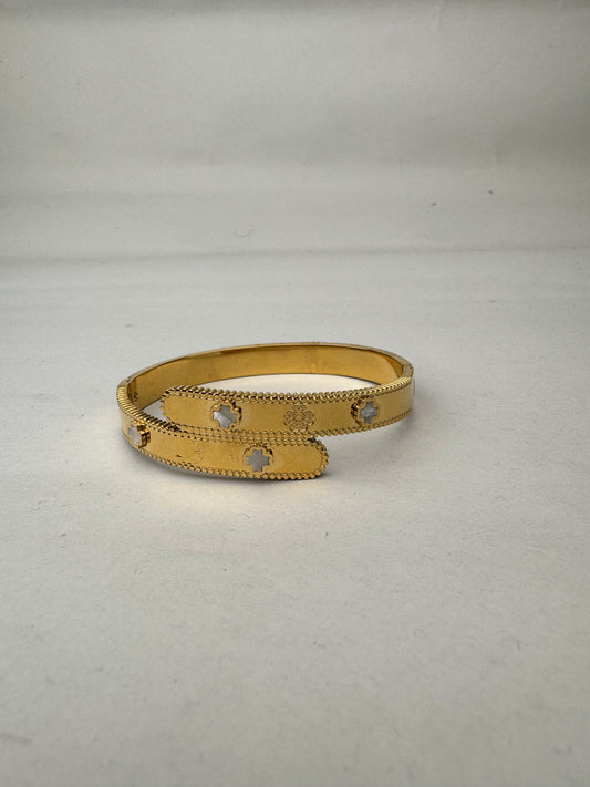 Clover Layered Bangle Bracalet