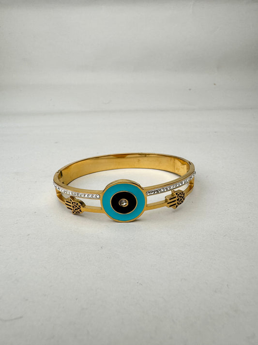 Evil Eye Bracelet with Stones