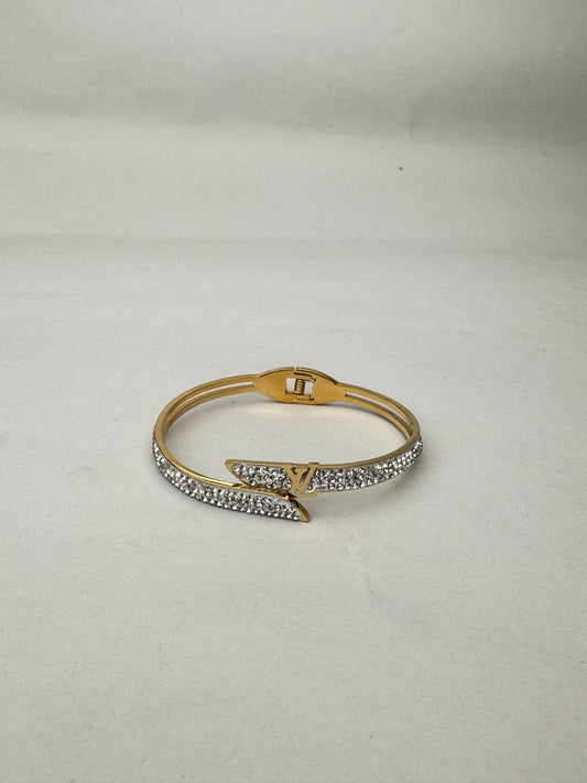 LV Inspired Studded Bracelet