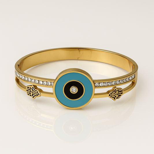 Evil Eye Bracelet with Stones